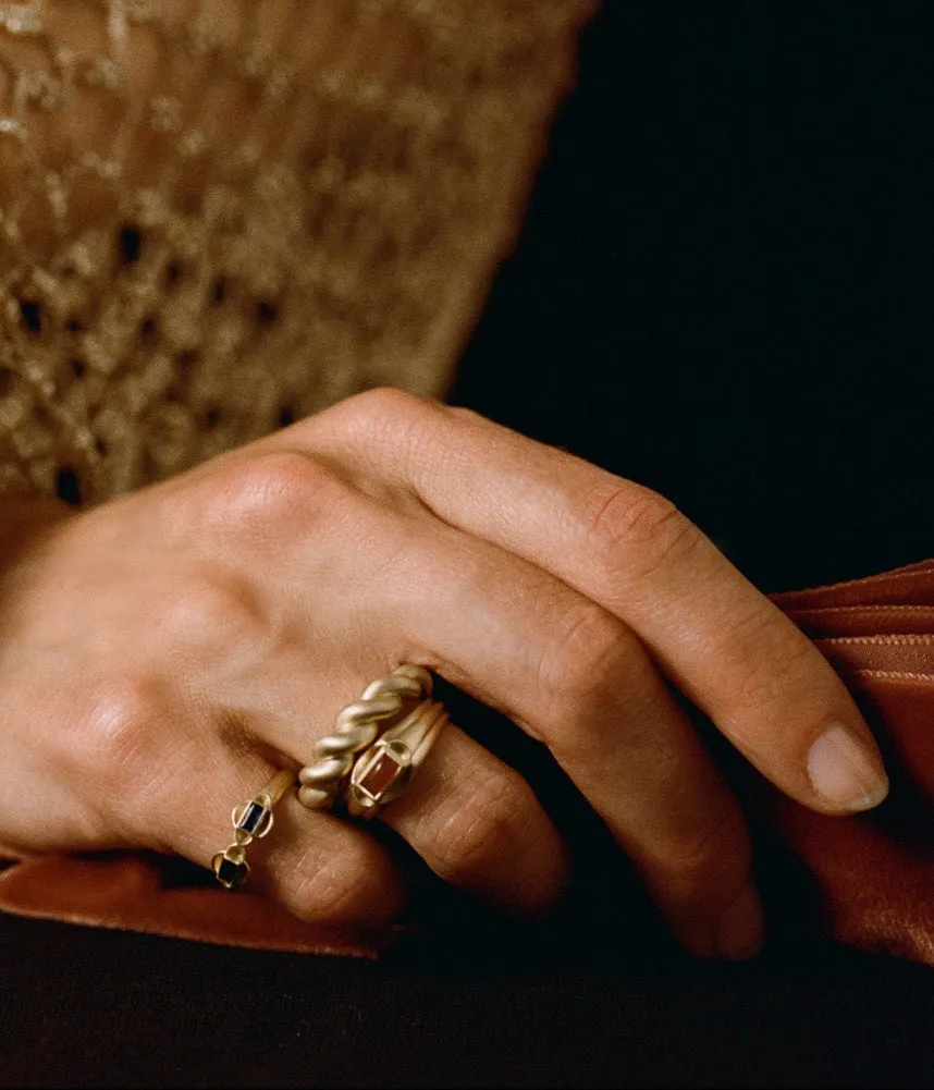 Quatrefoil Ring (Carnelian) sold by J. Hannah Jewelry product image thumbnail 5