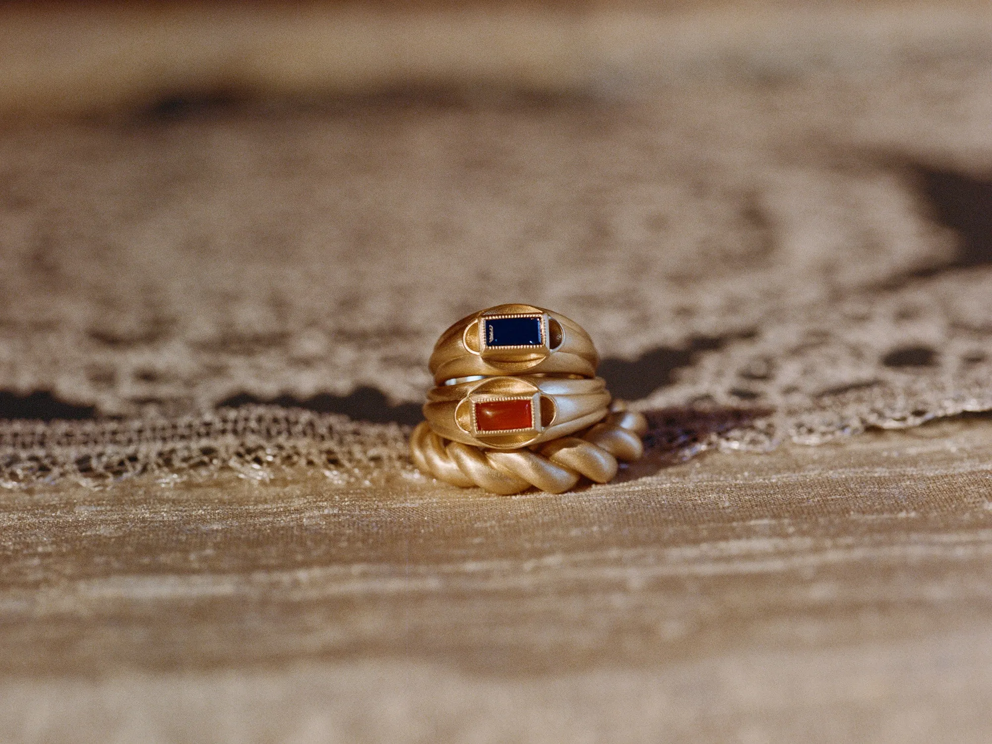 Quatrefoil Ring (Carnelian) sold by J. Hannah Jewelry product image thumbnail 4