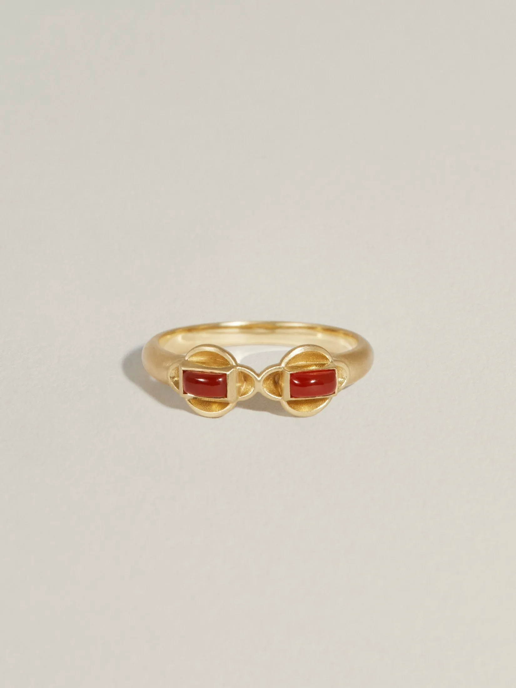 Diptych Ring (Carnelian) sold by J. Hannah Jewelry