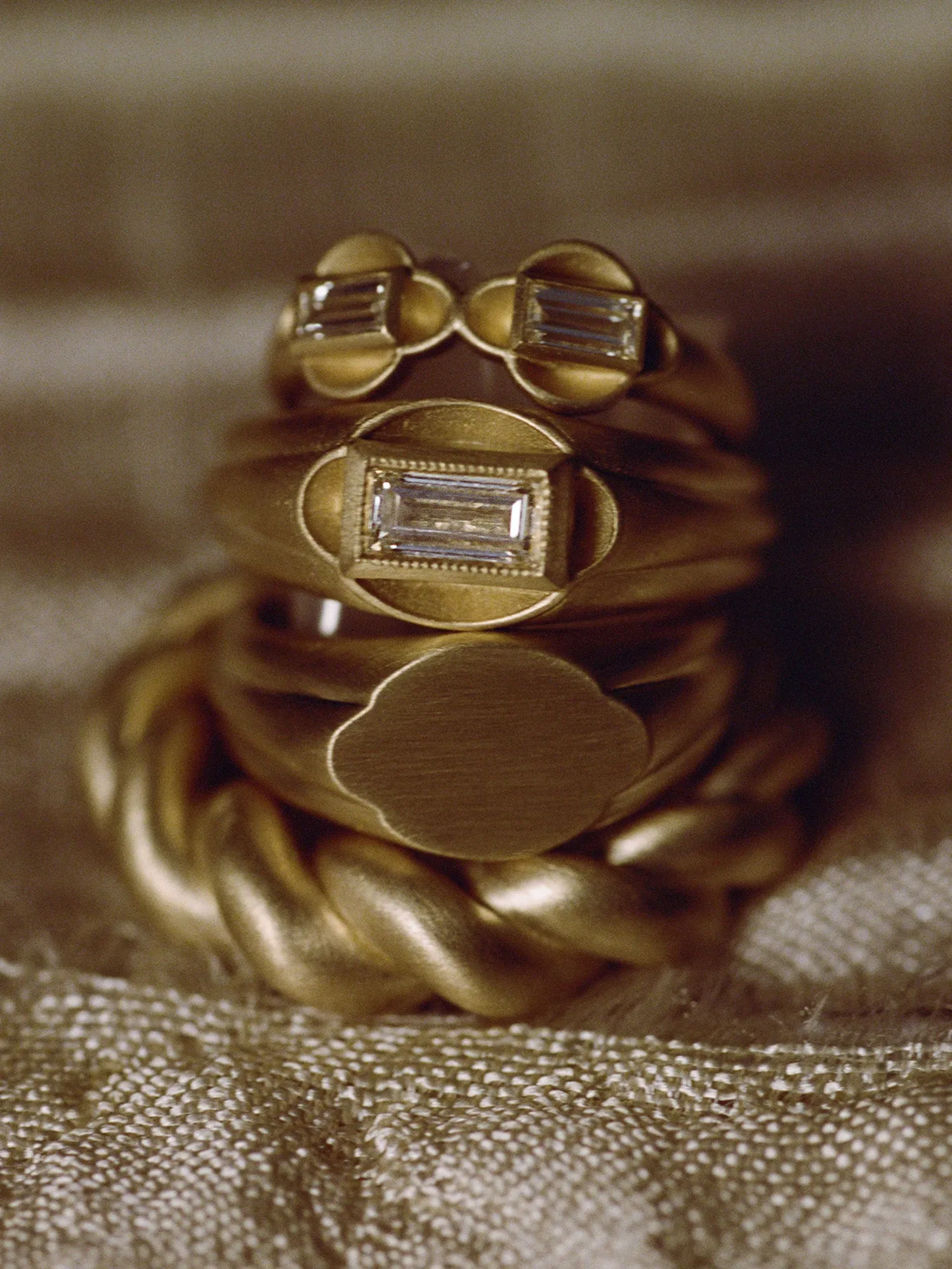 Quatrefoil Ring (Diamond) sold by J. Hannah Jewelry product image thumbnail 3