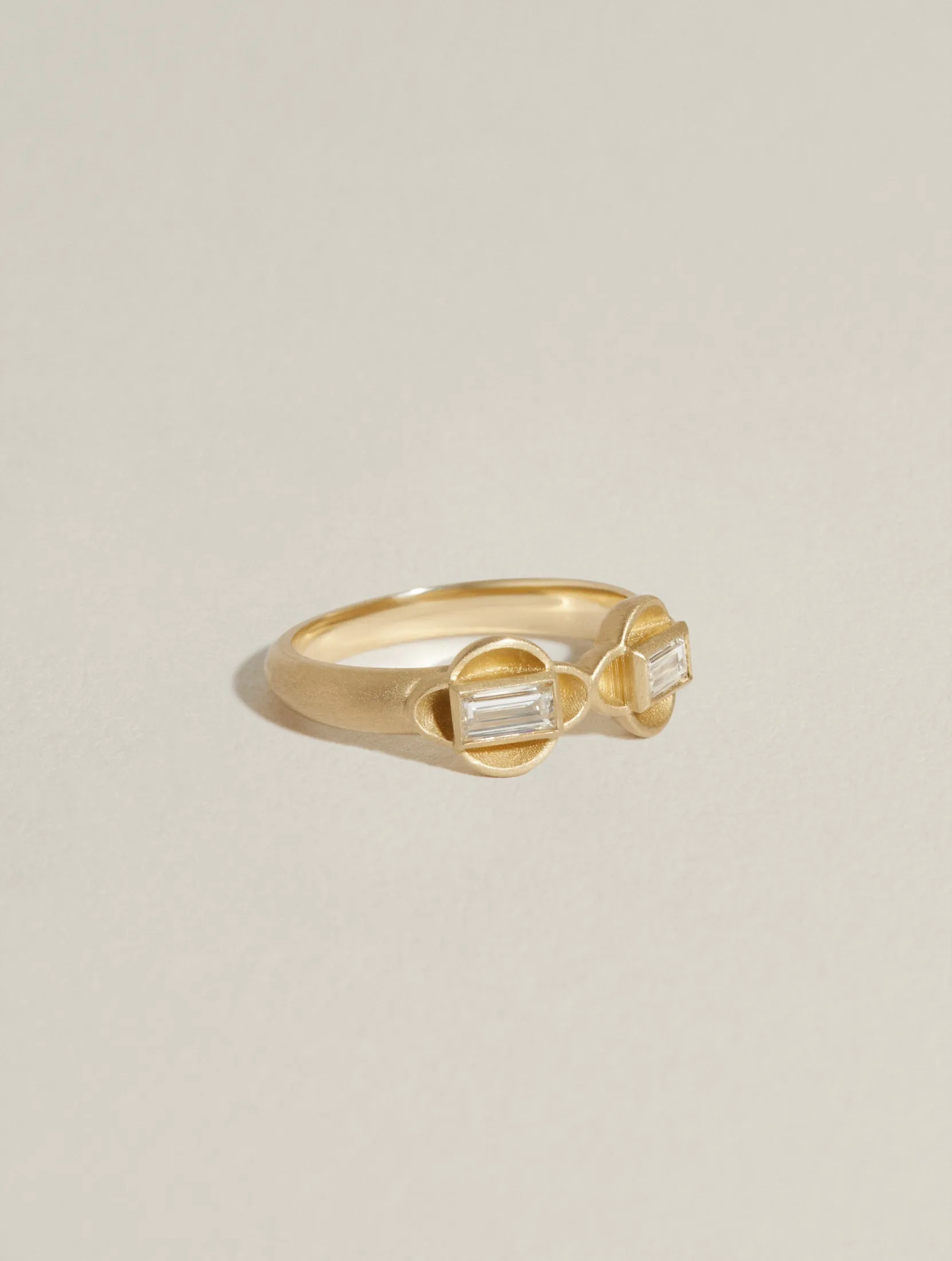 Diptych Ring (Diamond) sold by J. Hannah Jewelry product image thumbnail 3