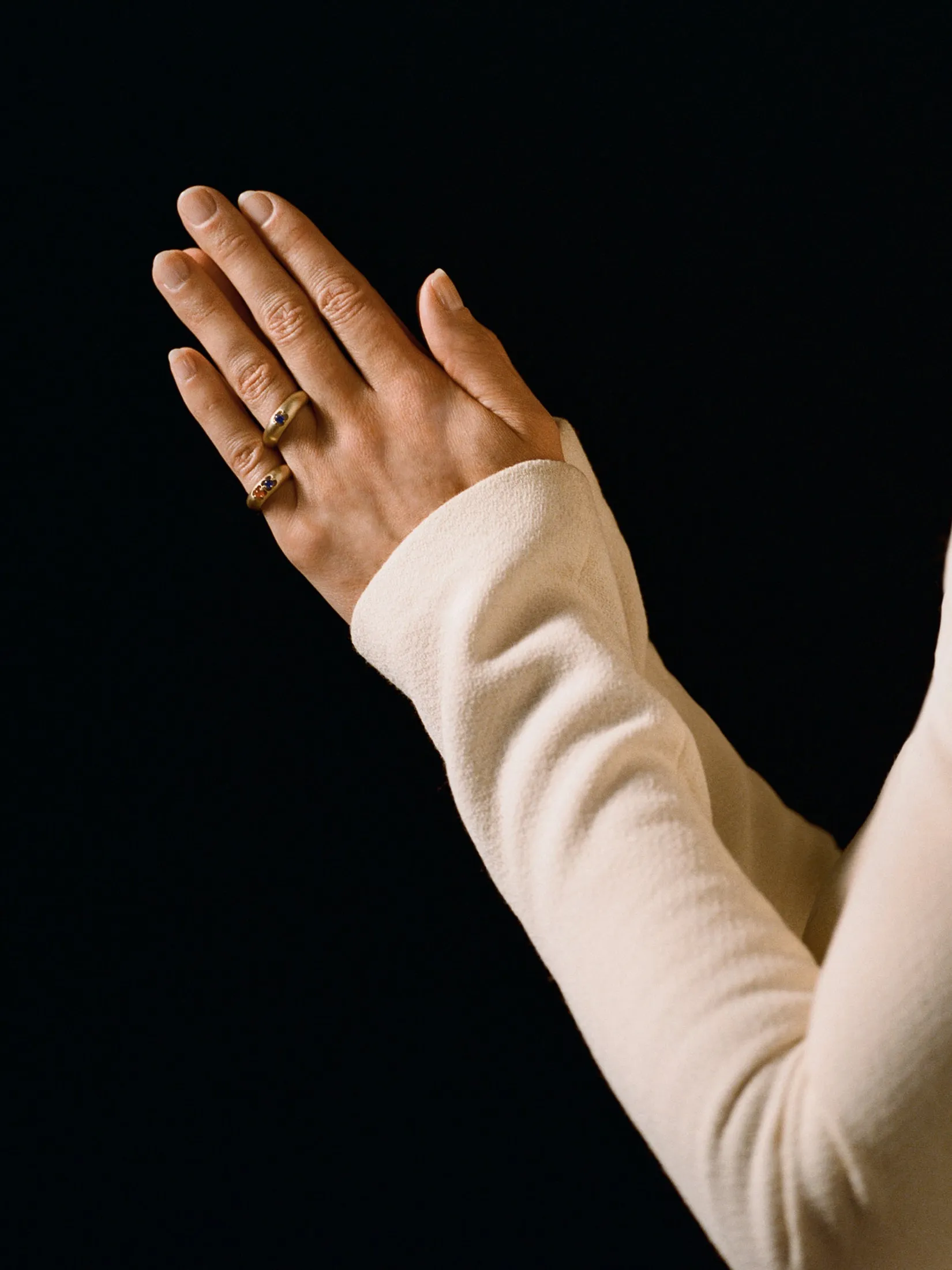 Devotion Ring II (Carnelian & Sapphire) sold by J. Hannah Jewelry product image thumbnail 3