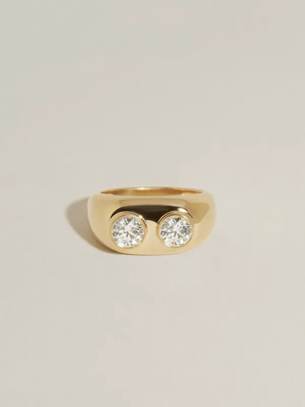 Couplet Signet made by J. Hannah Jewelry