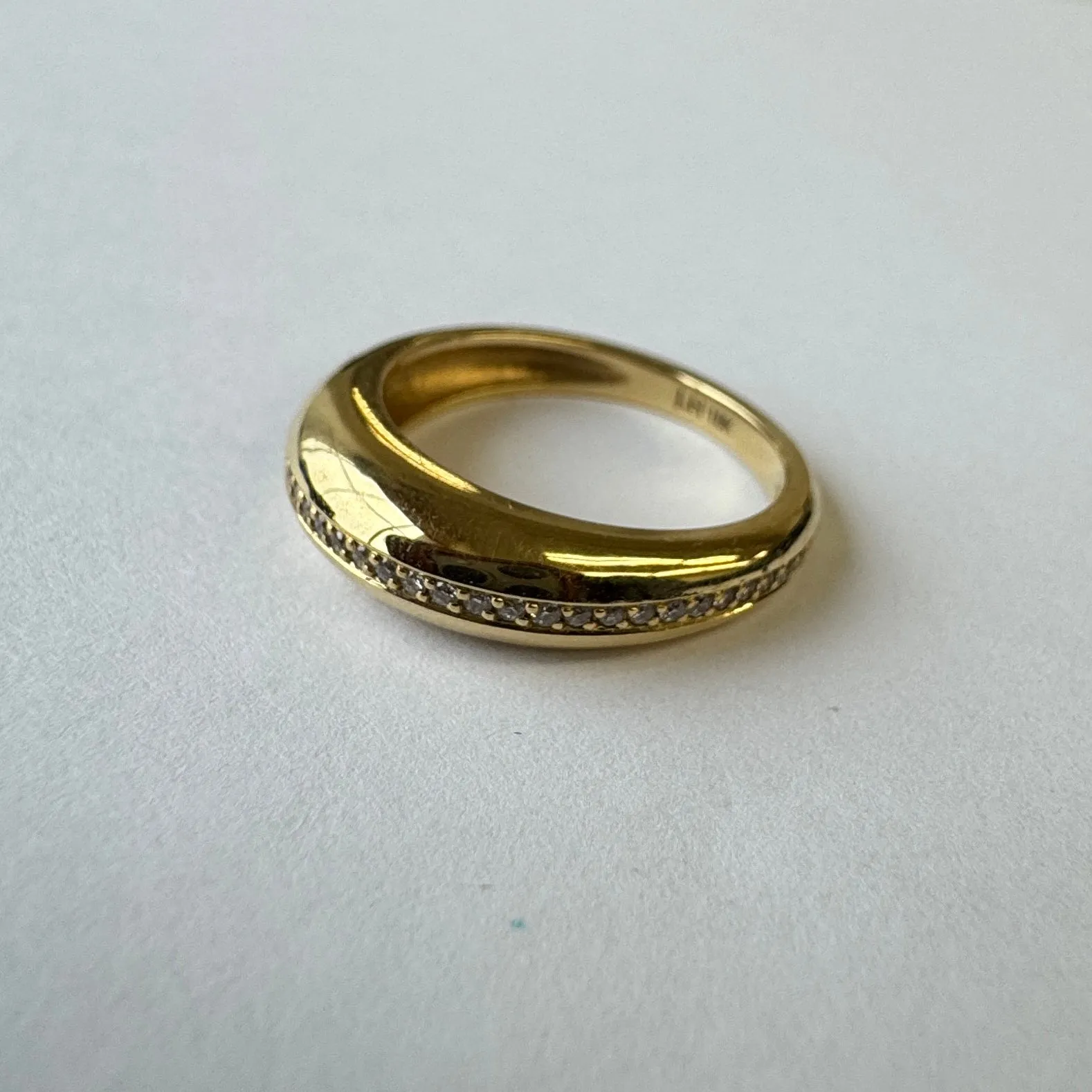 Form Ring w/ Pave Diamonds (spreadsheet sale) sold by J. Hannah Jewelry