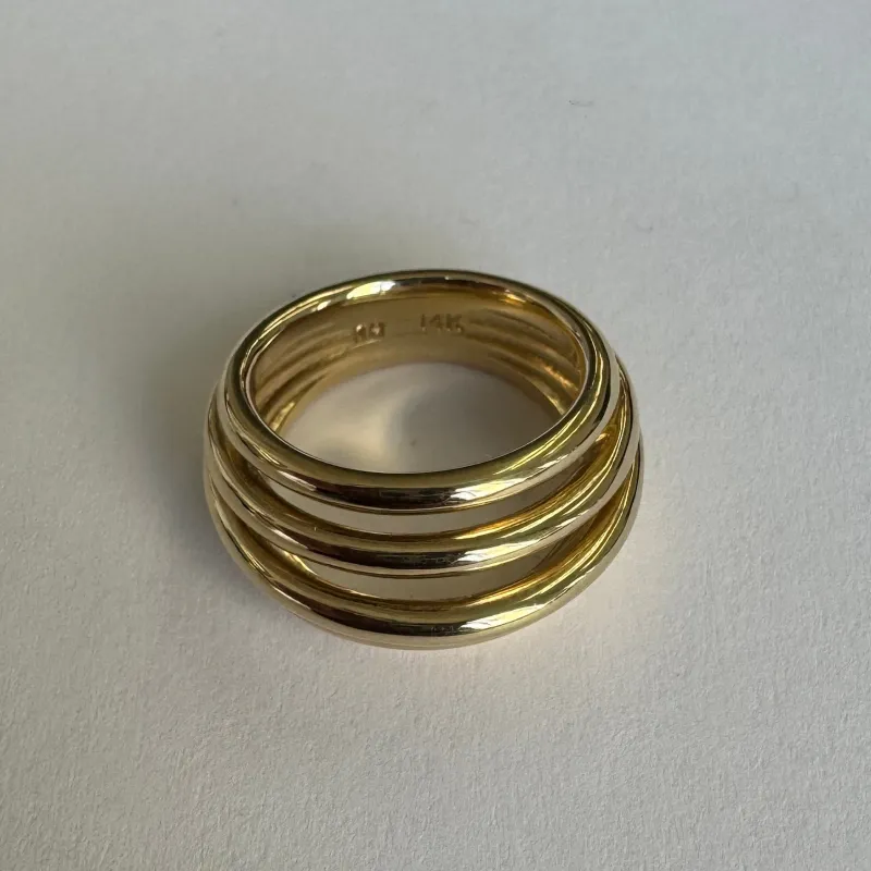 Stacked Form Ring (spreadsheet sale) made by J. Hannah Jewelry