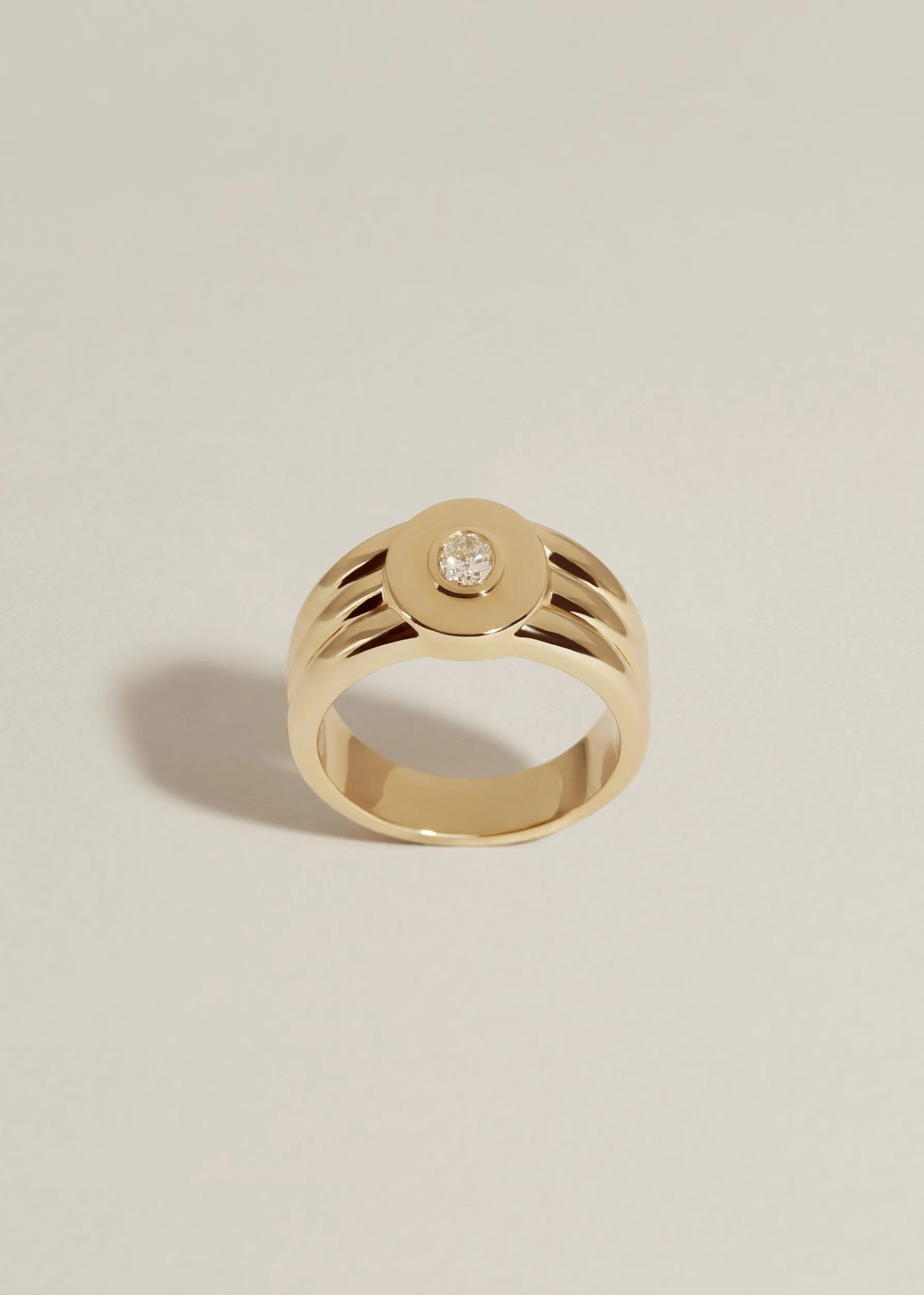 Stacked Signet (Diamond) sold by J. Hannah Jewelry