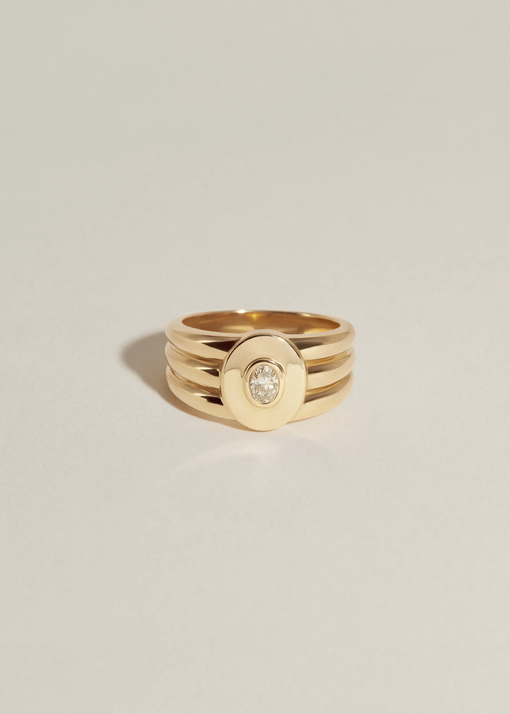 Stacked Signet (Diamond) sold by J. Hannah Jewelry product image thumbnail 2