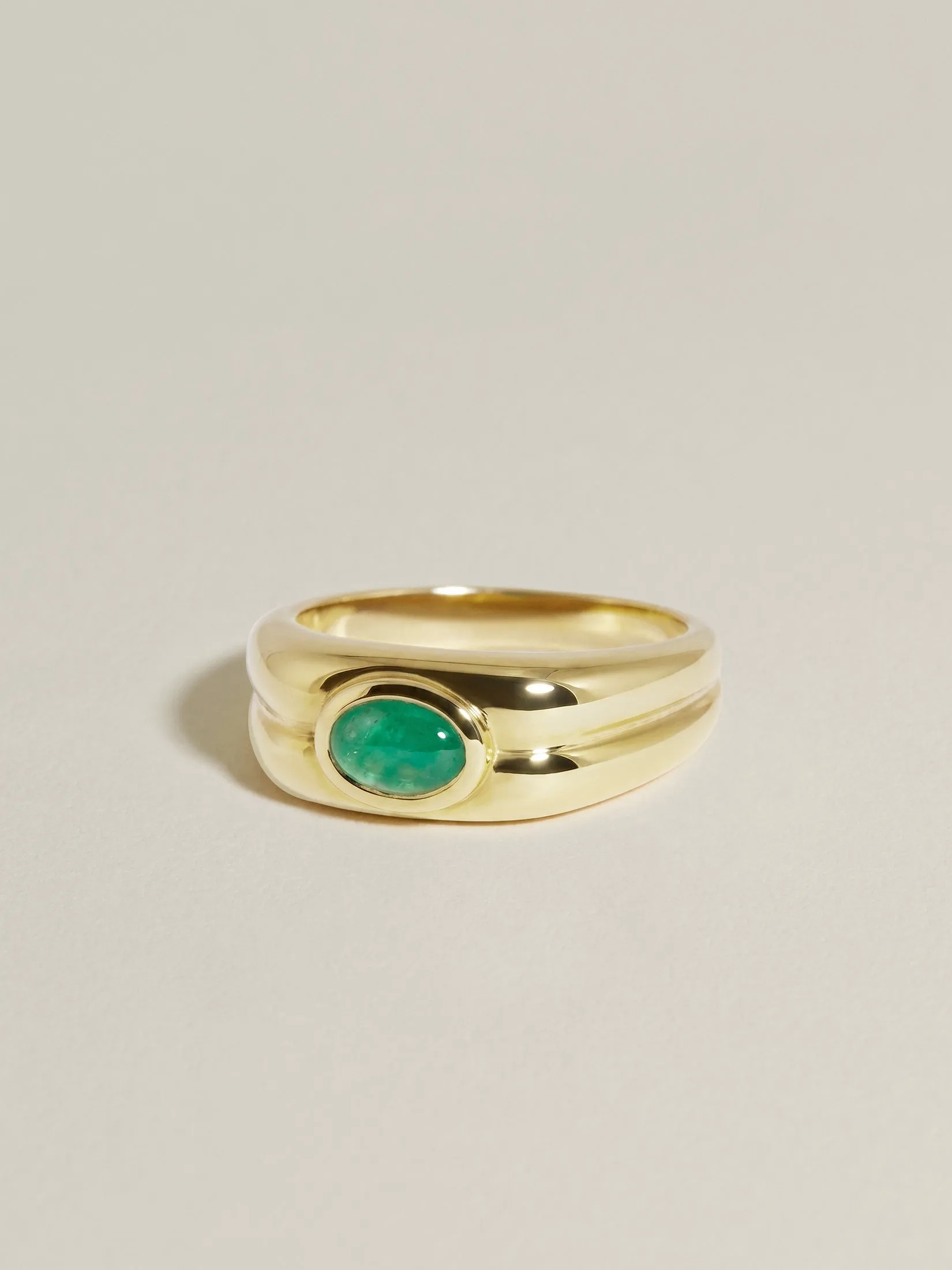 Ivy I (Emerald Cabochon) sold by J. Hannah Jewelry