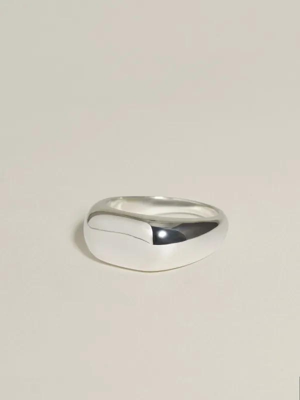 Laurel Signet II made by J. Hannah Jewelry