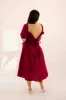 Selena Dress in Merlot sold by Lila Maternity