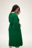 Amelia Labor & Postpartum Gown in Emerald sold by Lila Maternity