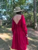 Juniper Dress in Merlot sold by Lila Maternity