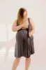 Juliet Labor & Postpartum Gown in Charcoal Grey-Limited Time sold by Lila Maternity