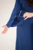 Nadia Labor & Postpartum Gown in Midnight Blue sold by Lila Maternity