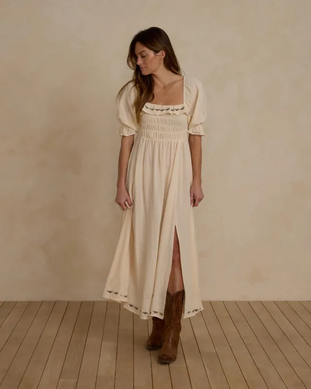 ALEXANDRA DRESS | NATURAL sold by Lila Maternity