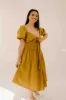 Selena Dress in Mustard sold by Lila Maternity