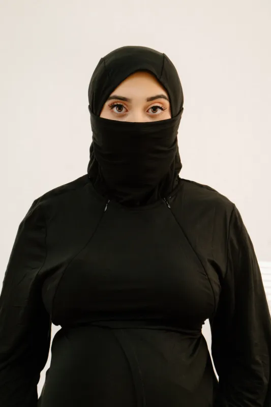 The Lila Hijab- Black sold by Lila Maternity