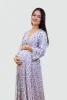 Lila Labor & Postpartum Gown in Rainbow sold by Lila Maternity