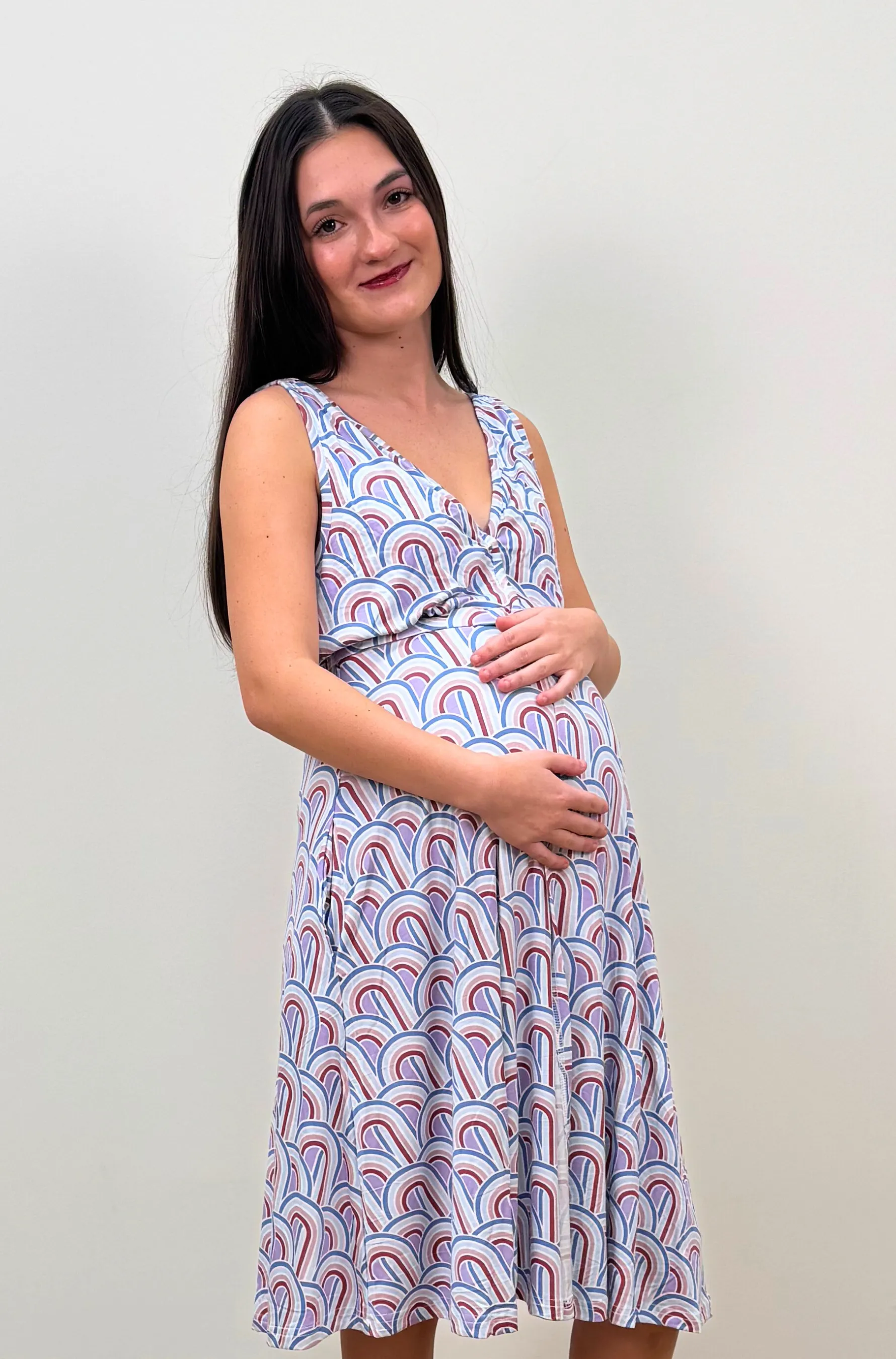 Juliet Labor & Postpartum Gown Rainbow Edition-Limited Time sold by Lila Maternity product image thumbnail 3