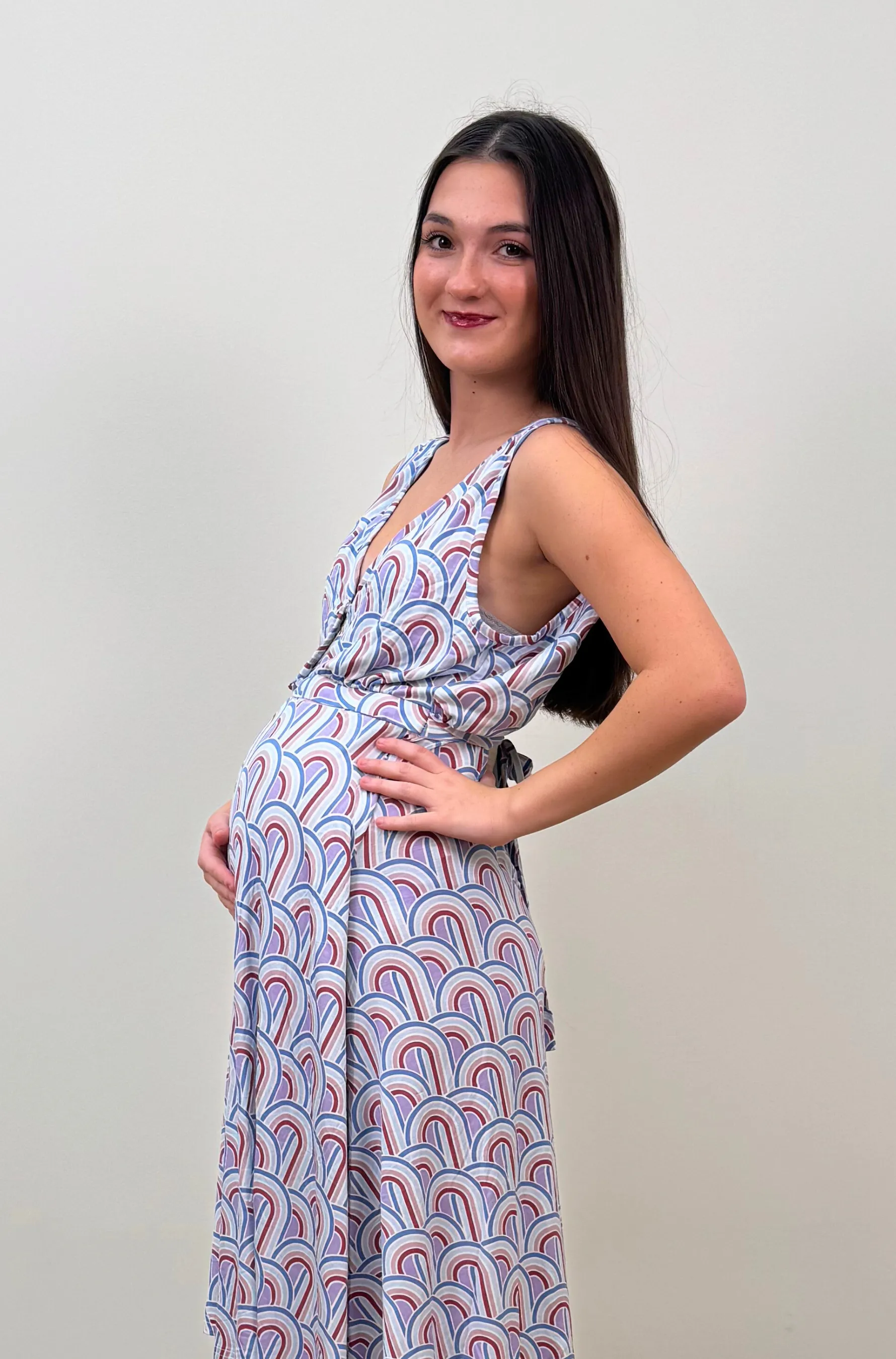 Juliet Labor & Postpartum Gown Rainbow Edition-Limited Time sold by Lila Maternity