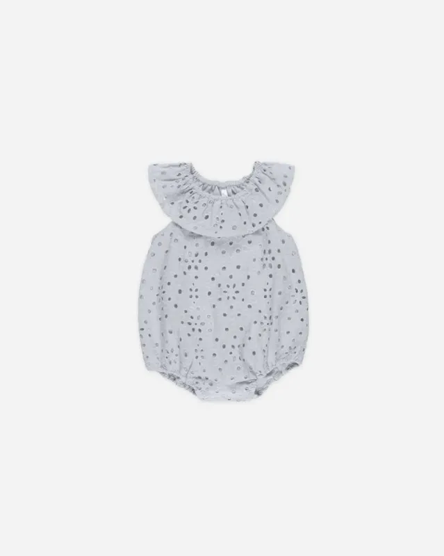 MYLA ROMPER | LIGHT BLUE sold by Lila Maternity