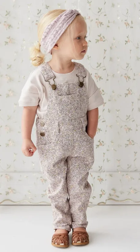 Jordie Cotton Twill Overall - Chloe Lilac sold by Lila Maternity