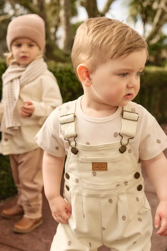 Blair Overall - Acorns Tofu Natural Price made by Lila Maternity