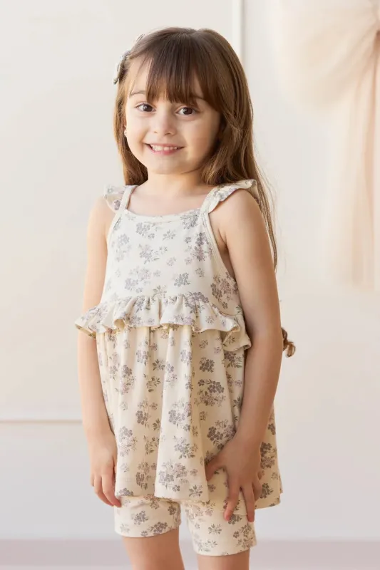 Organic Cotton Everyday Bike Shorts - Selena Tofu sold by Lila Maternity