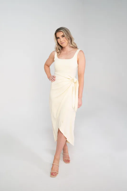 Sophia Maternity  Wrap Dress sold by Lila Maternity