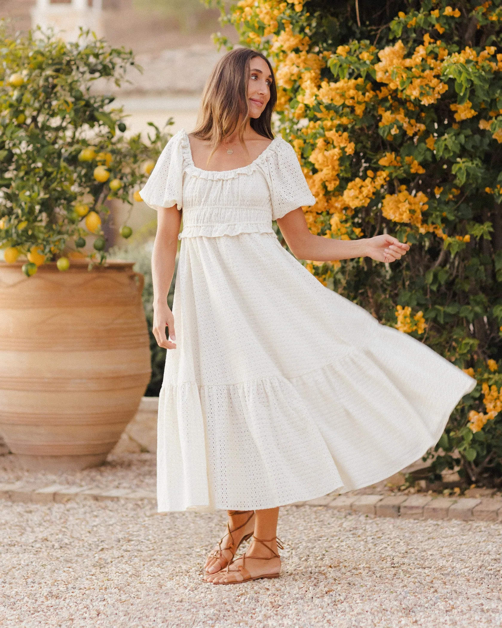 TENLEY DRESS | IVORY sold by Lila Maternity product image thumbnail 3