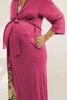 Robes in Raspberry Red sold by Lila Maternity