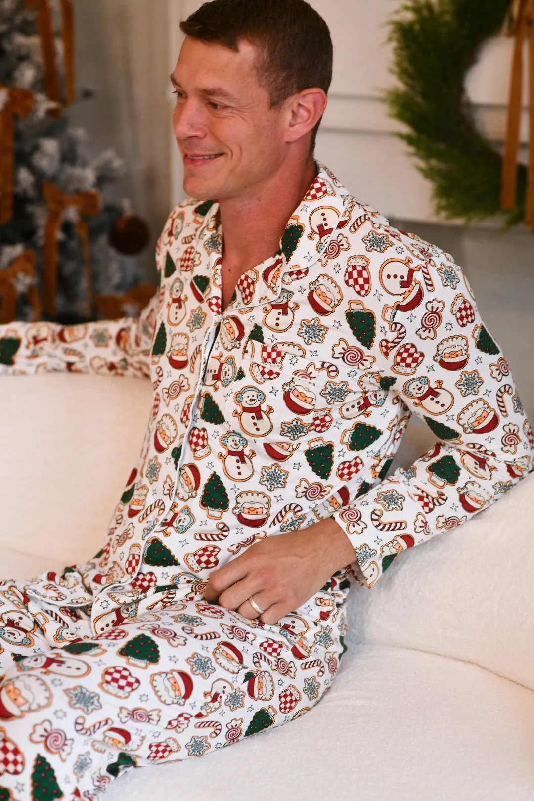 Christmas Cookie Unisex Long Sleeve/Pant Pajamas sold by Lila Maternity