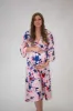 Amelia Labor & Postpartum Gown in Blush Floral sold by Lila Maternity