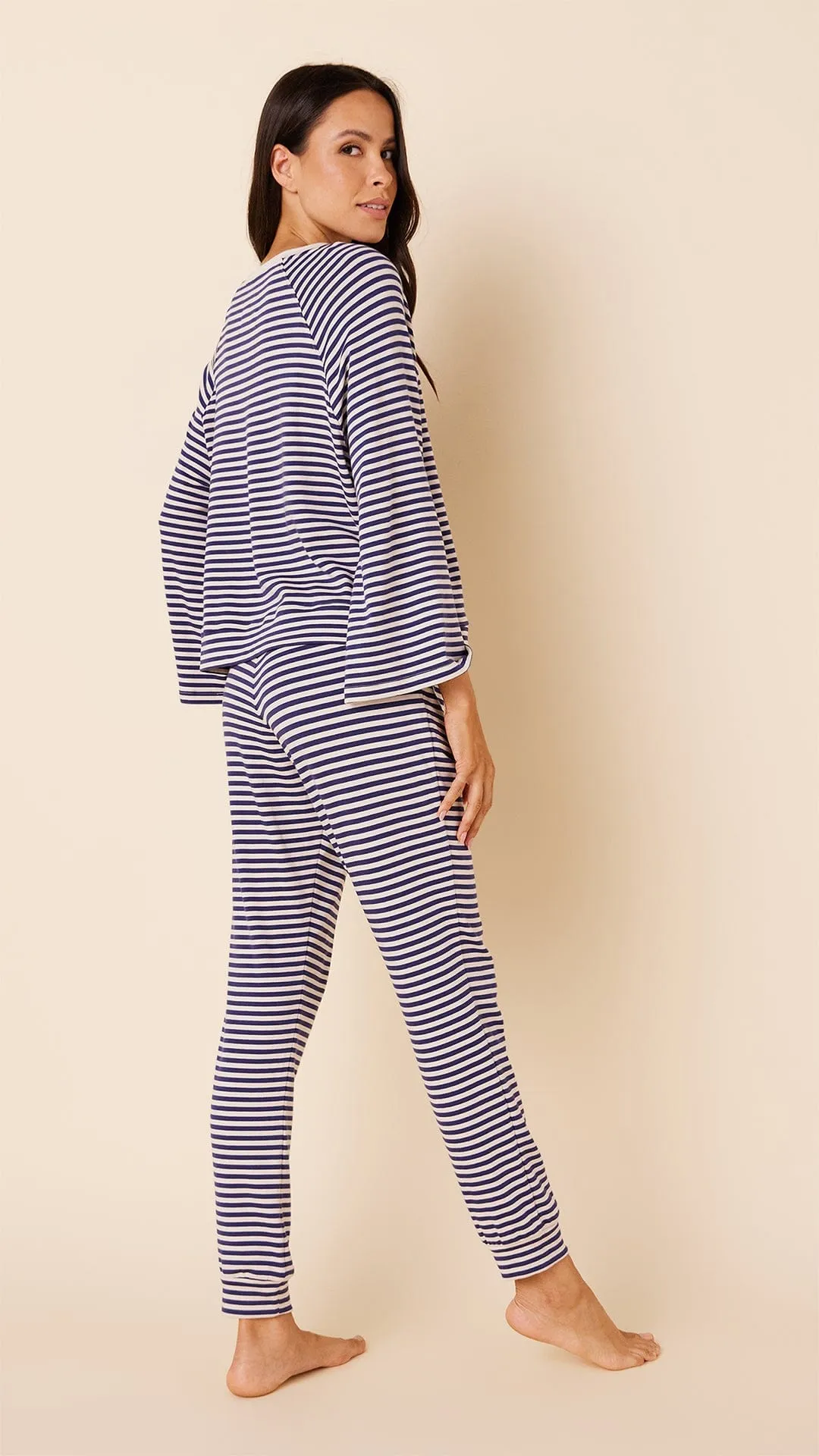 The Cat's Lounge Striped Set sold by the cat's pajamas product image thumbnail 2