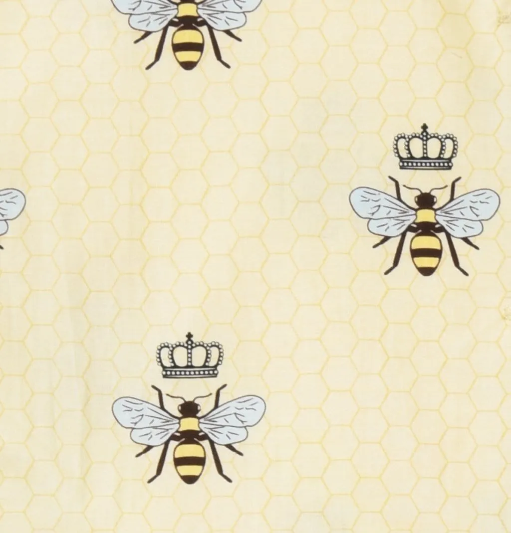 Queen Bee Flannel Robe - Honey sold by the cat's pajamas product image thumbnail 2