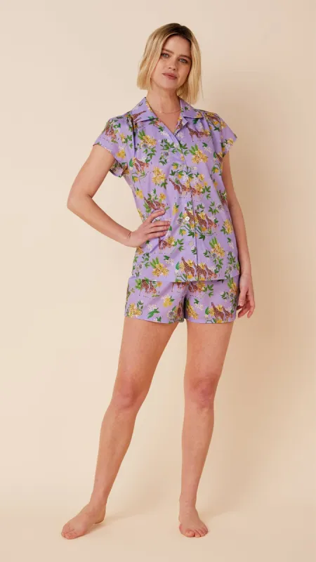 Gia Luxe Pima Short Set sold by the cat's pajamas