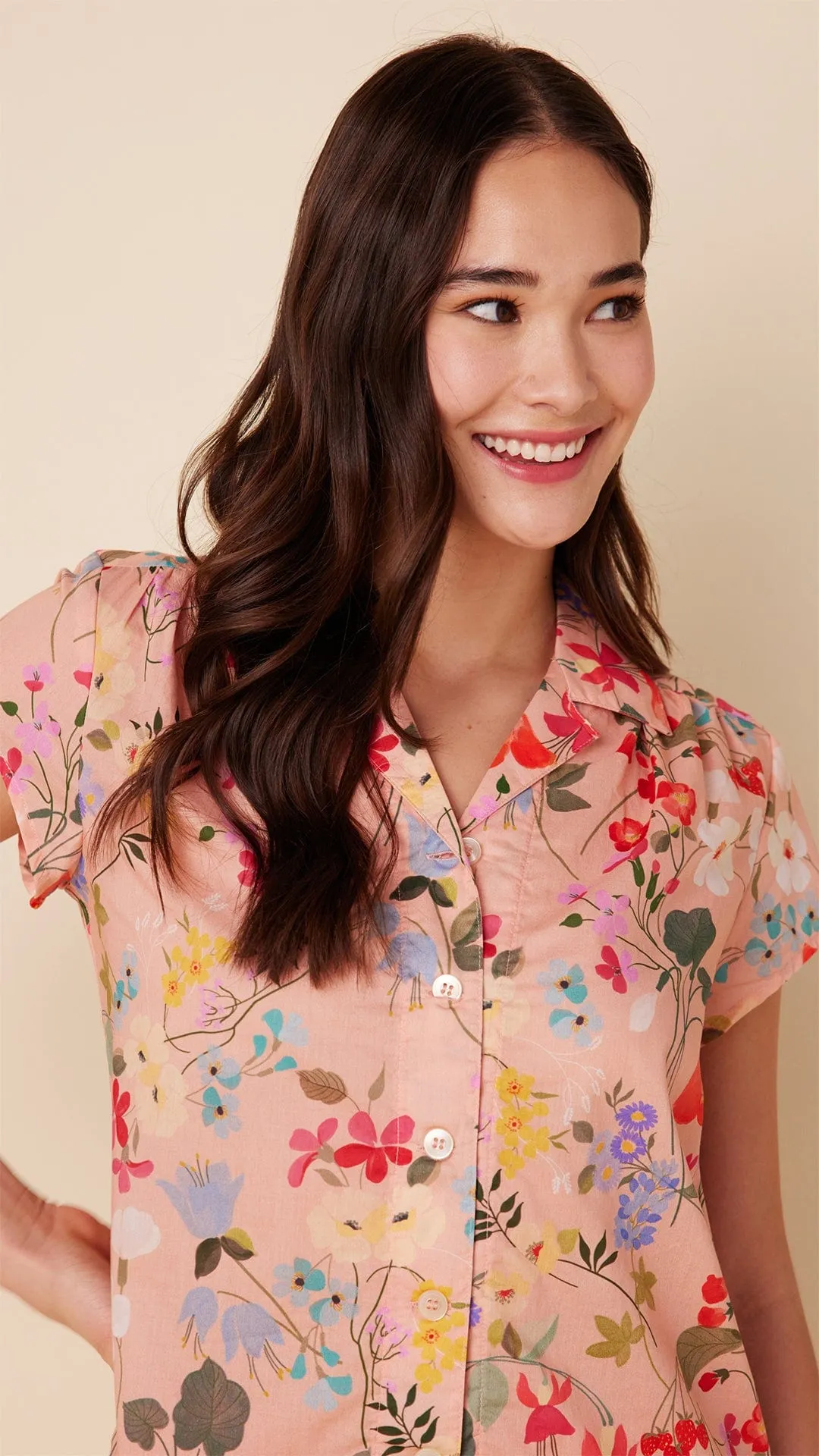 Strawberry Fields Voile Capri sold by the cat's pajamas product image thumbnail 3