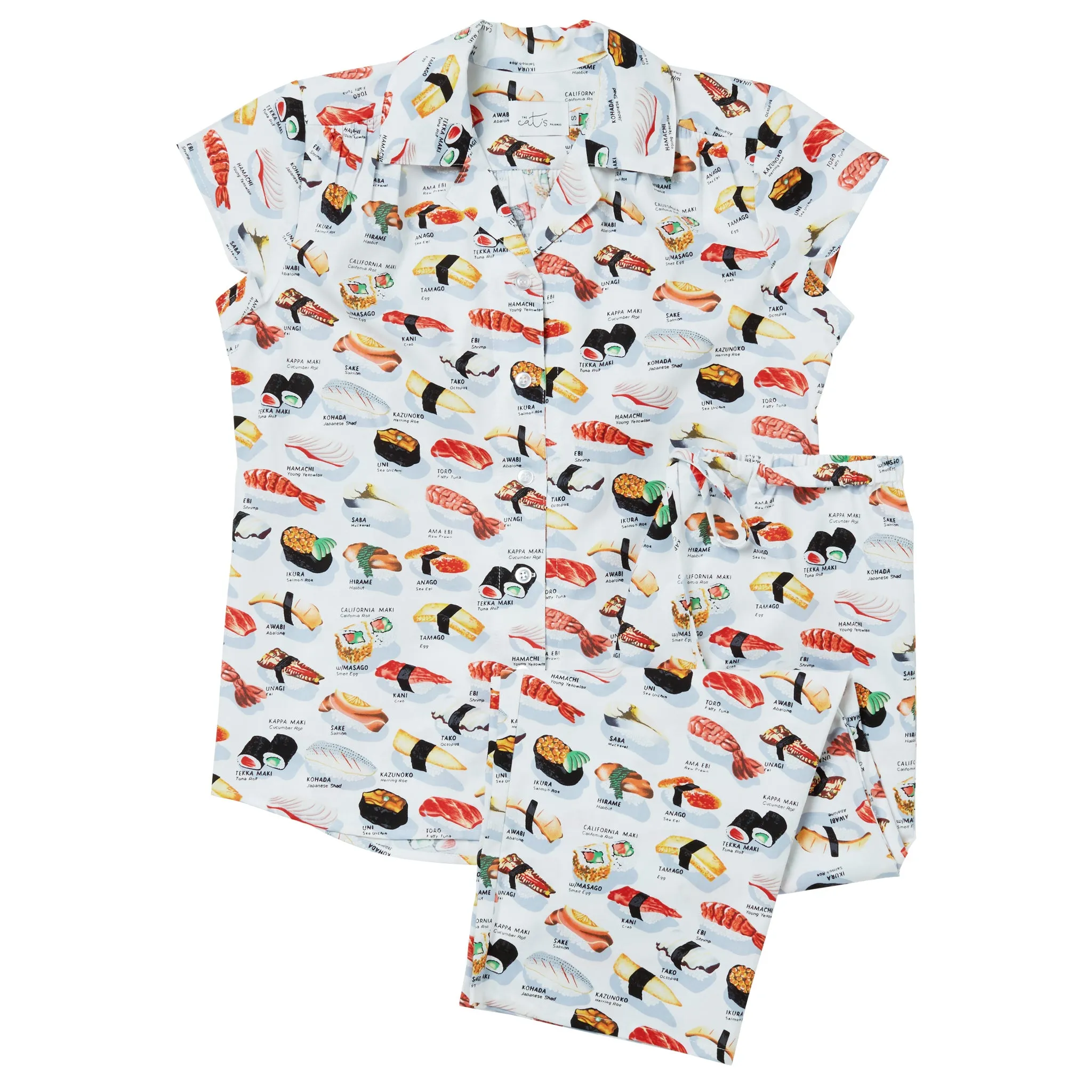 Sushi Poplin Capri sold by the cat's pajamas product image thumbnail 2
