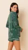 Willow Pima Knit Long-Sleeved Short Set sold by the cat's pajamas
