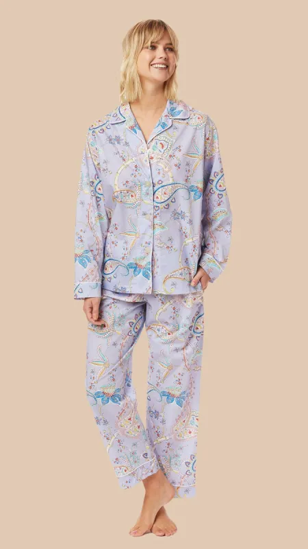Moroccan Paisley Luxe Pima Pajama sold by the cat's pajamas