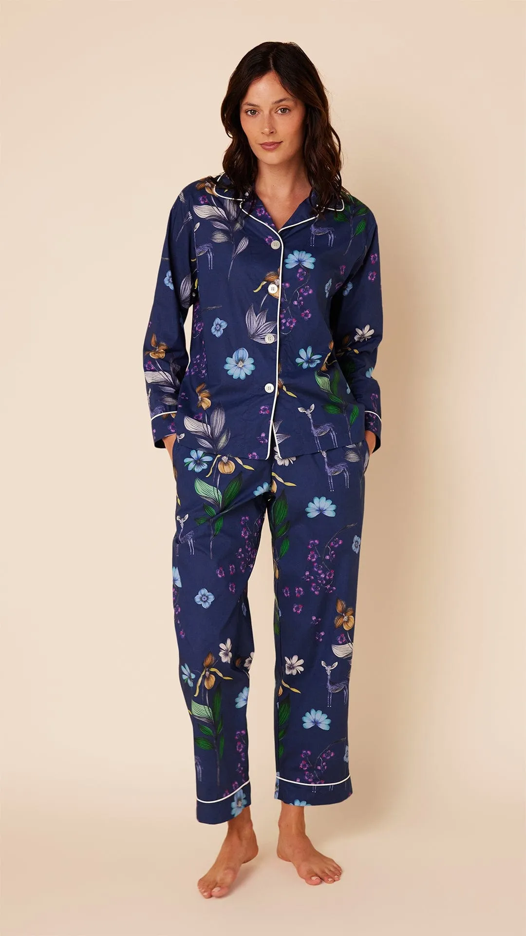 Deerly Luxe Pima Pajama sold by the cat's pajamas