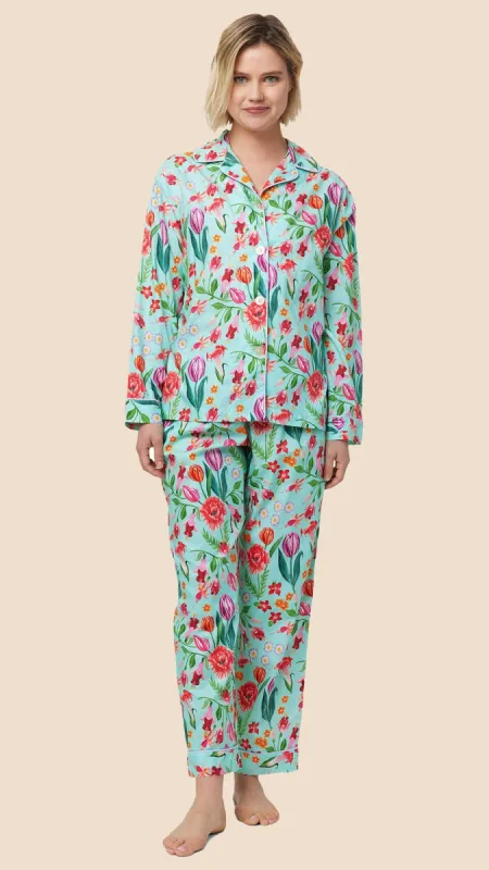 Lena's Garden Luxe Pima Pajama sold by the cat's pajamas