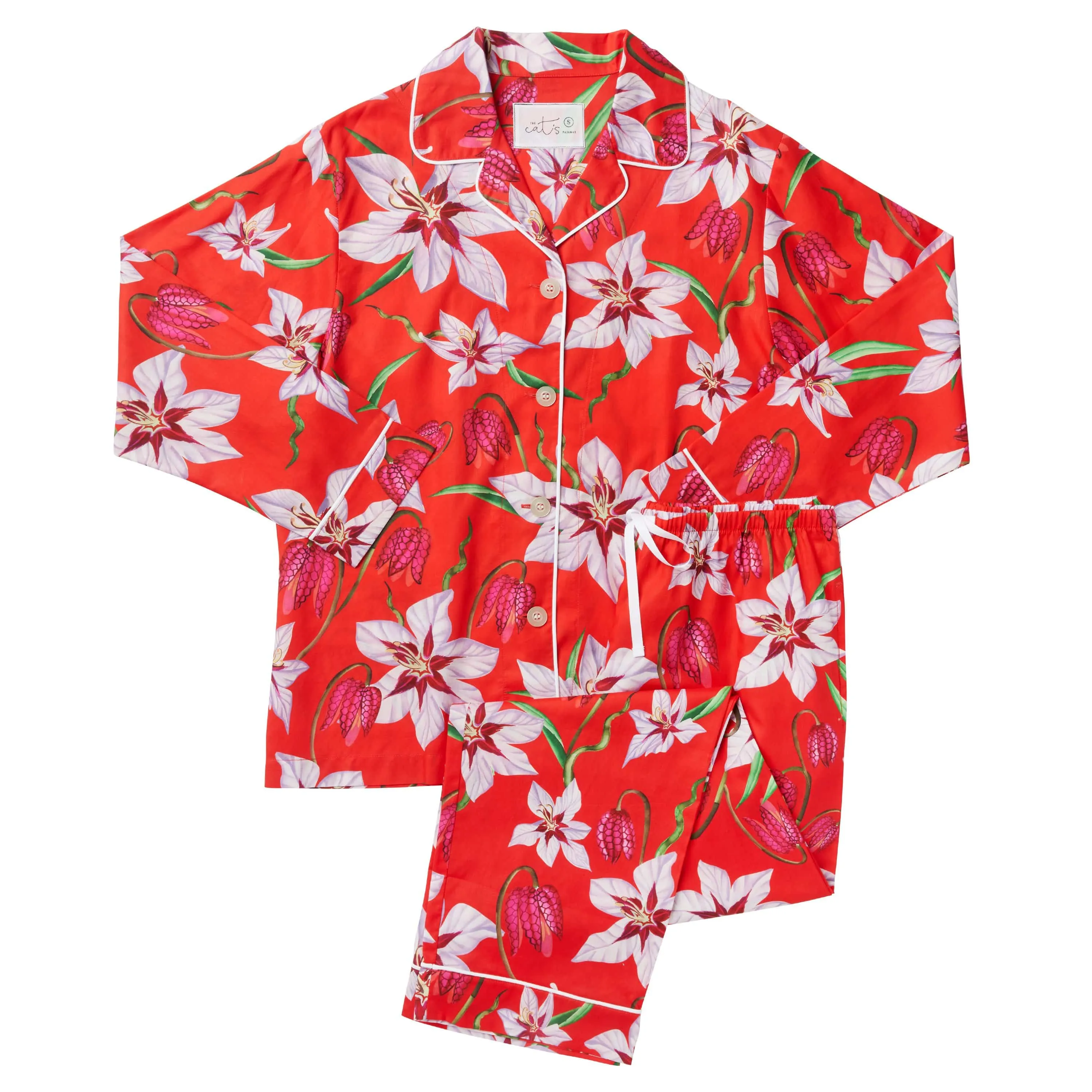 Eden Scarlet Luxe Pima Pajama sold by the cat's pajamas product image thumbnail 2