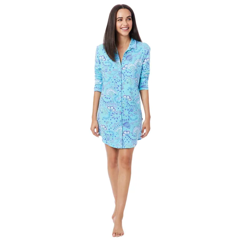 Stella Pima Knit Night Shirt sold by the cat's pajamas