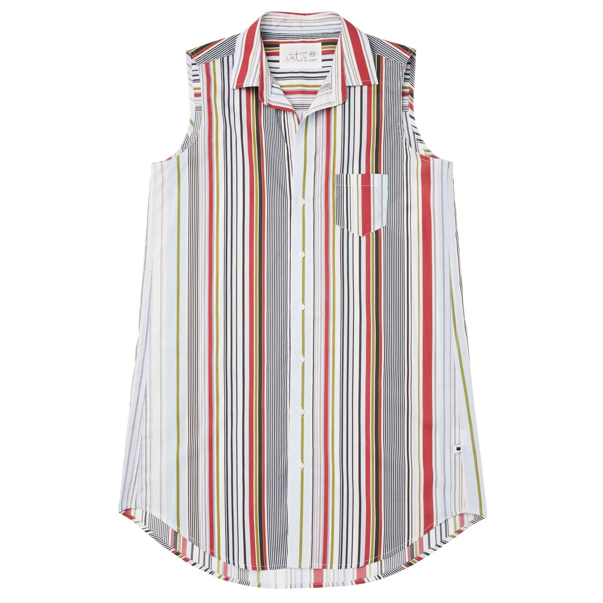 Silver Lake Luxe Pima Sleeveless Night Shirt sold by the cat's pajamas product image thumbnail 2