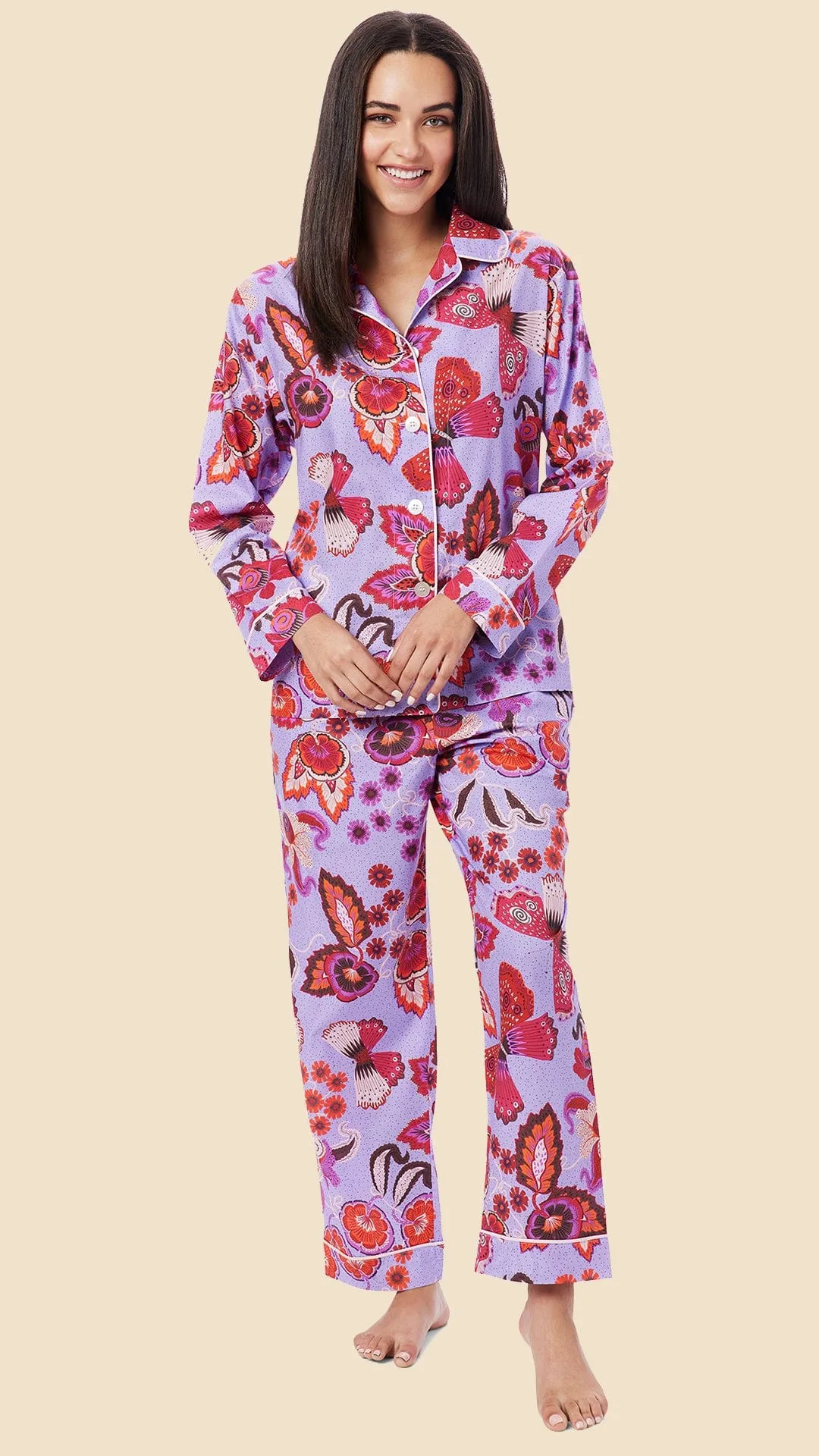 Papillon Luxe Pima Pajama sold by the cat's pajamas