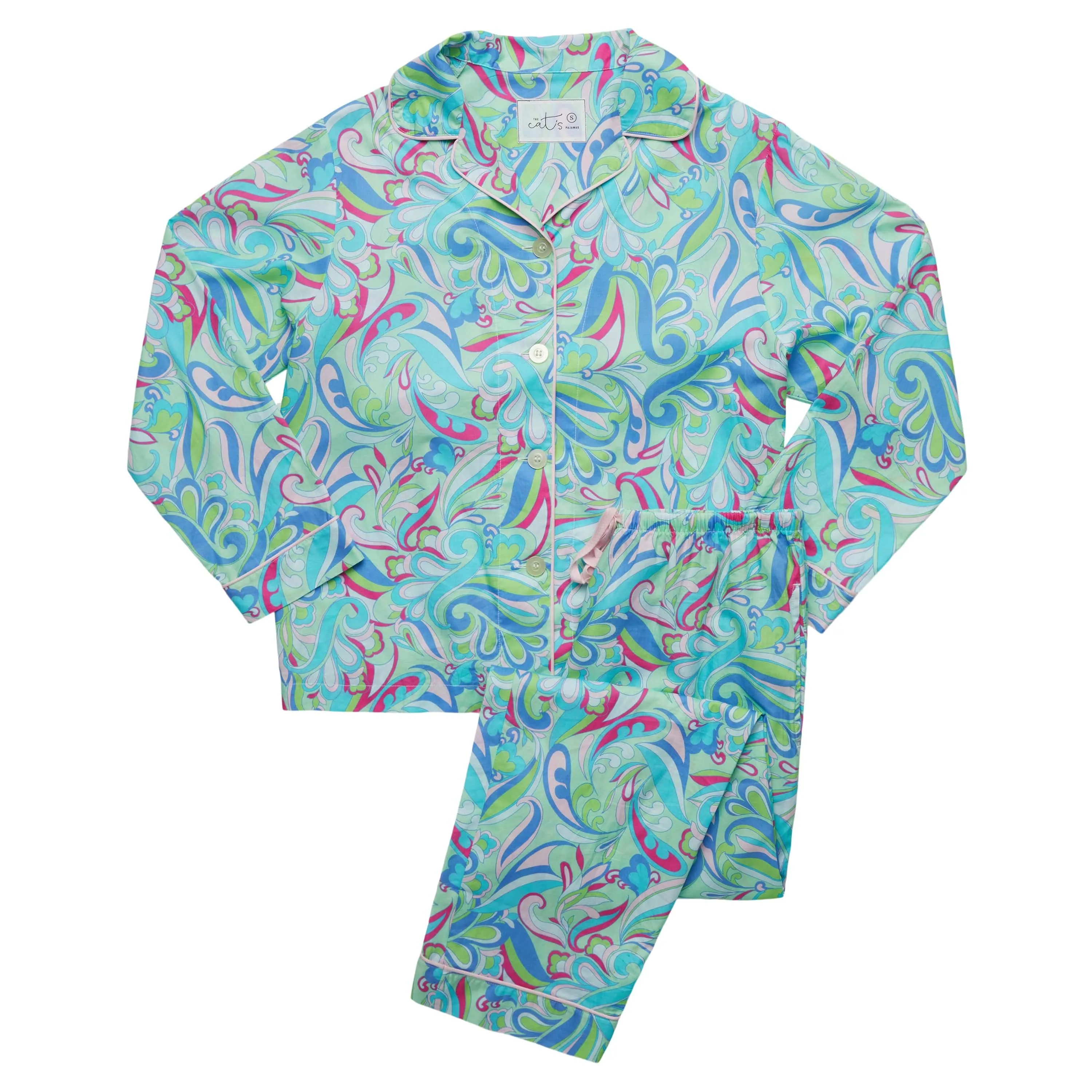 Day Tripper Luxe Pima Pajama sold by the cat's pajamas product image thumbnail 2