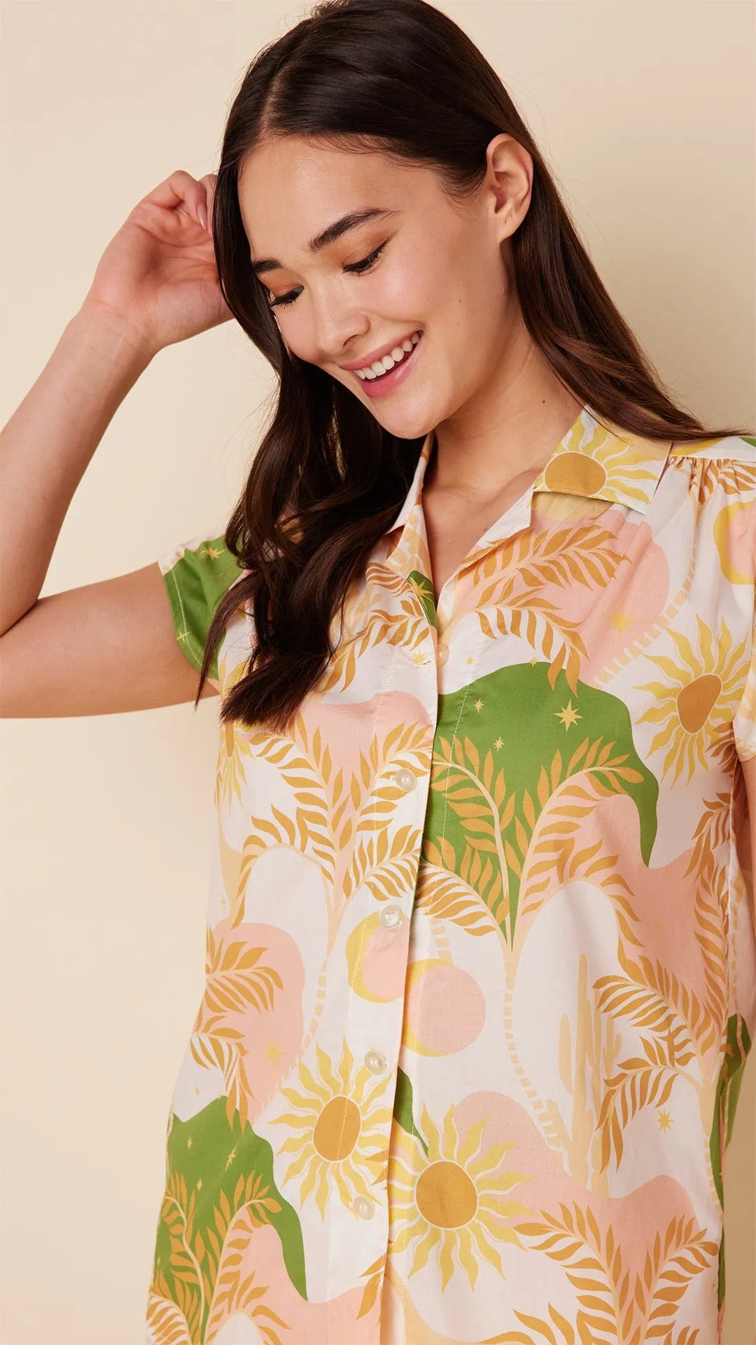 Sun & Moon Luxe Pima Short Set sold by the cat's pajamas product image thumbnail 3