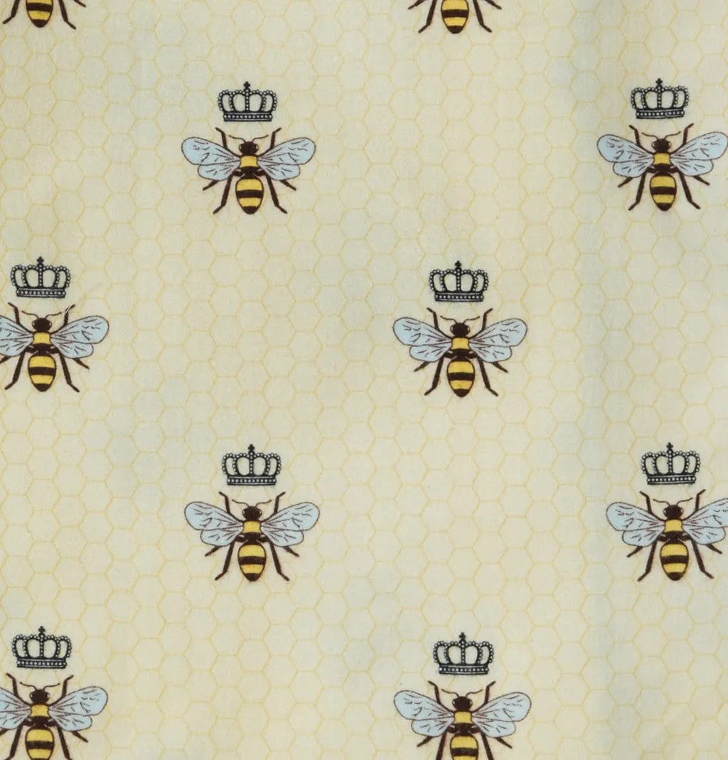 Queen Bee Flannel Pajama - Honey sold by the cat's pajamas product image thumbnail 4