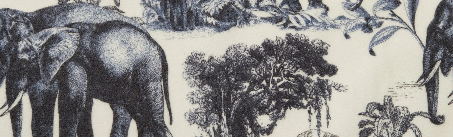 Safari Toile Luxe Pima Shawl Collar Robe sold by the cat's pajamas product image thumbnail 2